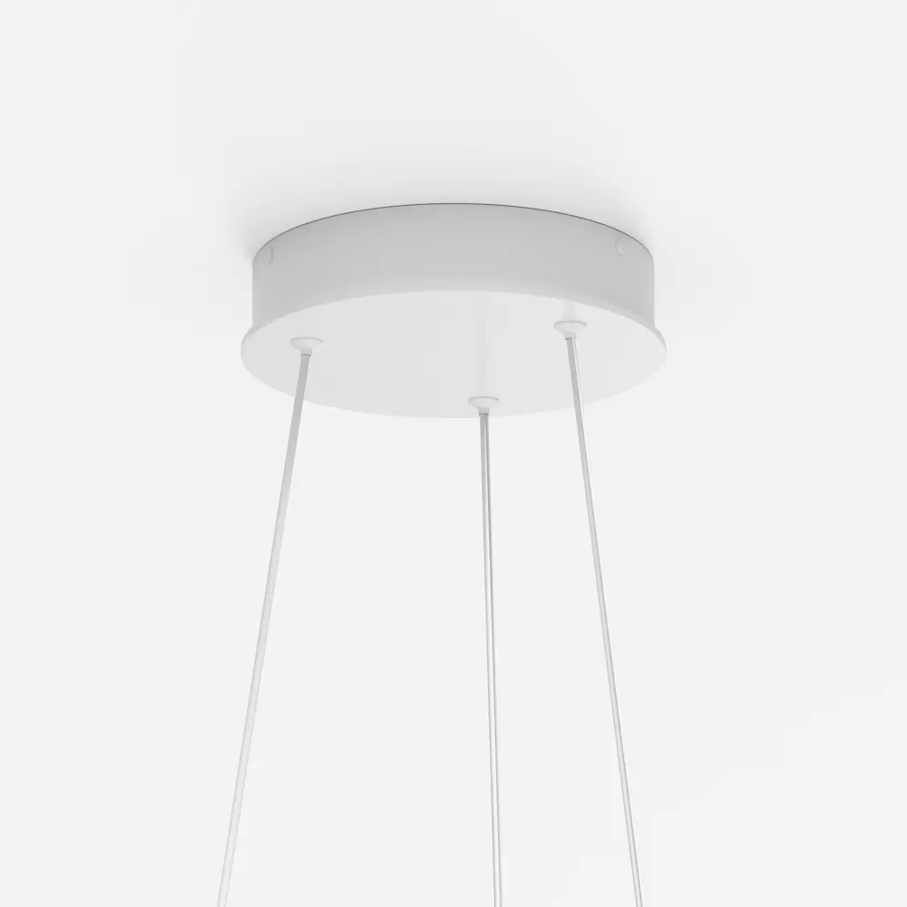 Фото 6 Светильник подвесной светодиодный Maytoni Rim Mod058pl-l42wk 22 м² регулируемый белый свет цвет белый Фото 6 Светильник подвесной светодиодный Maytoni Rim Mod058pl-l42wk 22 м² регулируемый белый свет цвет белый