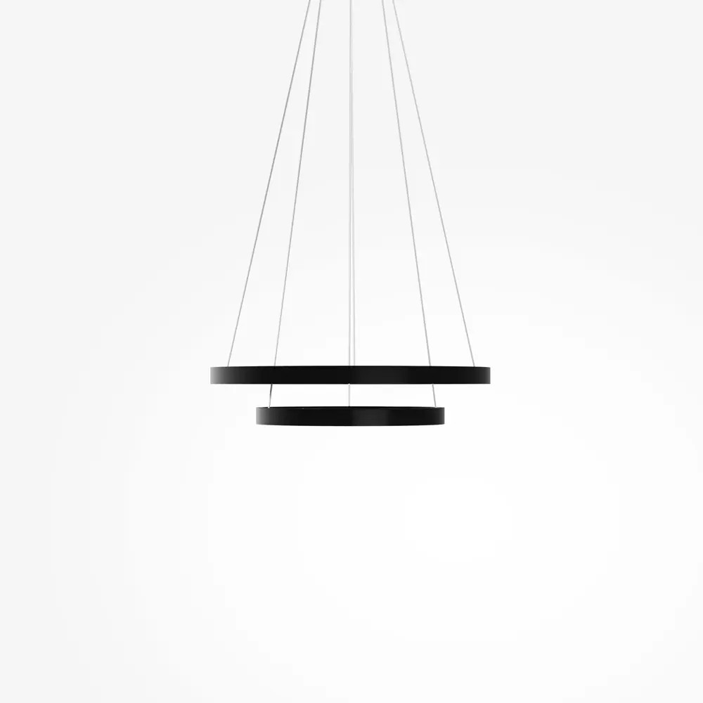 Фото 8 Светильник подвесной светодиодный Maytoni Rim Mod058pl-l55bk 25 м² регулируемый белый свет цвет черный Фото 8 Светильник подвесной светодиодный Maytoni Rim Mod058pl-l55bk 25 м² регулируемый белый свет цвет черный