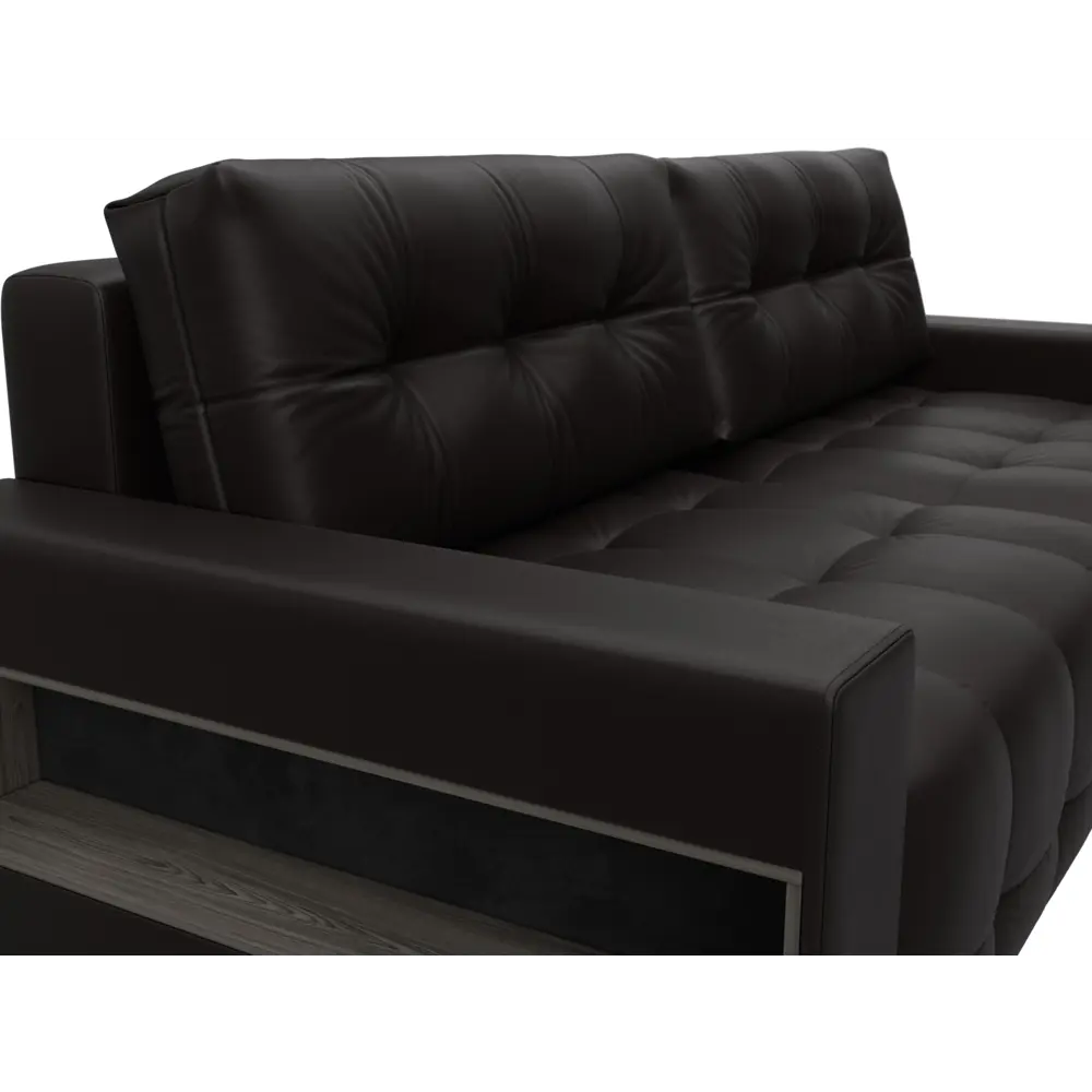 Фото 4 Диван прямой с полками Лига-053 НПБ Лига диванов 128896 234x90x105 см экокожа цвет grifon 12 коричневый Фото 4 Диван прямой с полками Лига-053 НПБ Лига диванов 128896 234x90x105 см экокожа цвет grifon 12 коричневый