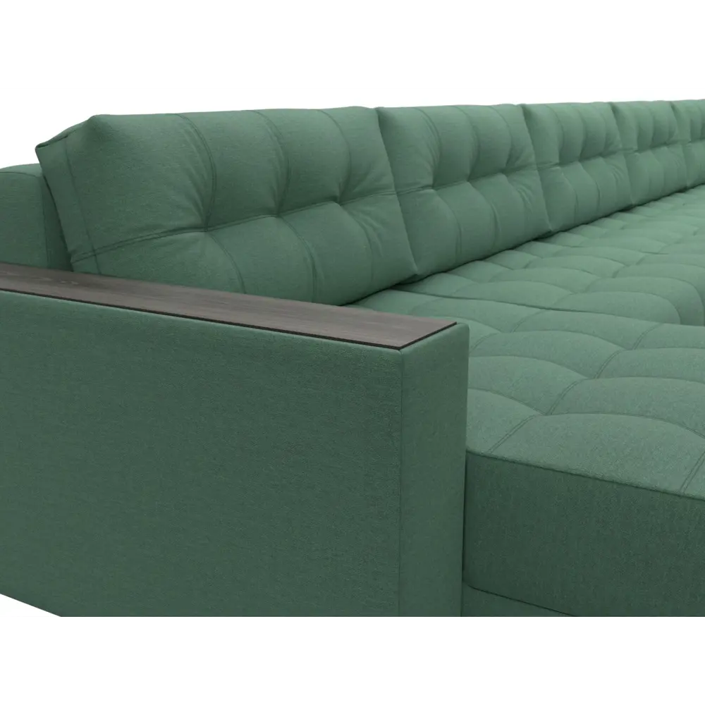 Фото 4 Диван П-образный с декором Лига-049 НПБ Мегалонг Лига диванов 128522 524x90x158 см рогожка цвет амур 11 зеленый Фото 4 Диван П-образный с декором Лига-049 НПБ Мегалонг Лига диванов 128522 524x90x158 см рогожка цвет амур 11 зеленый