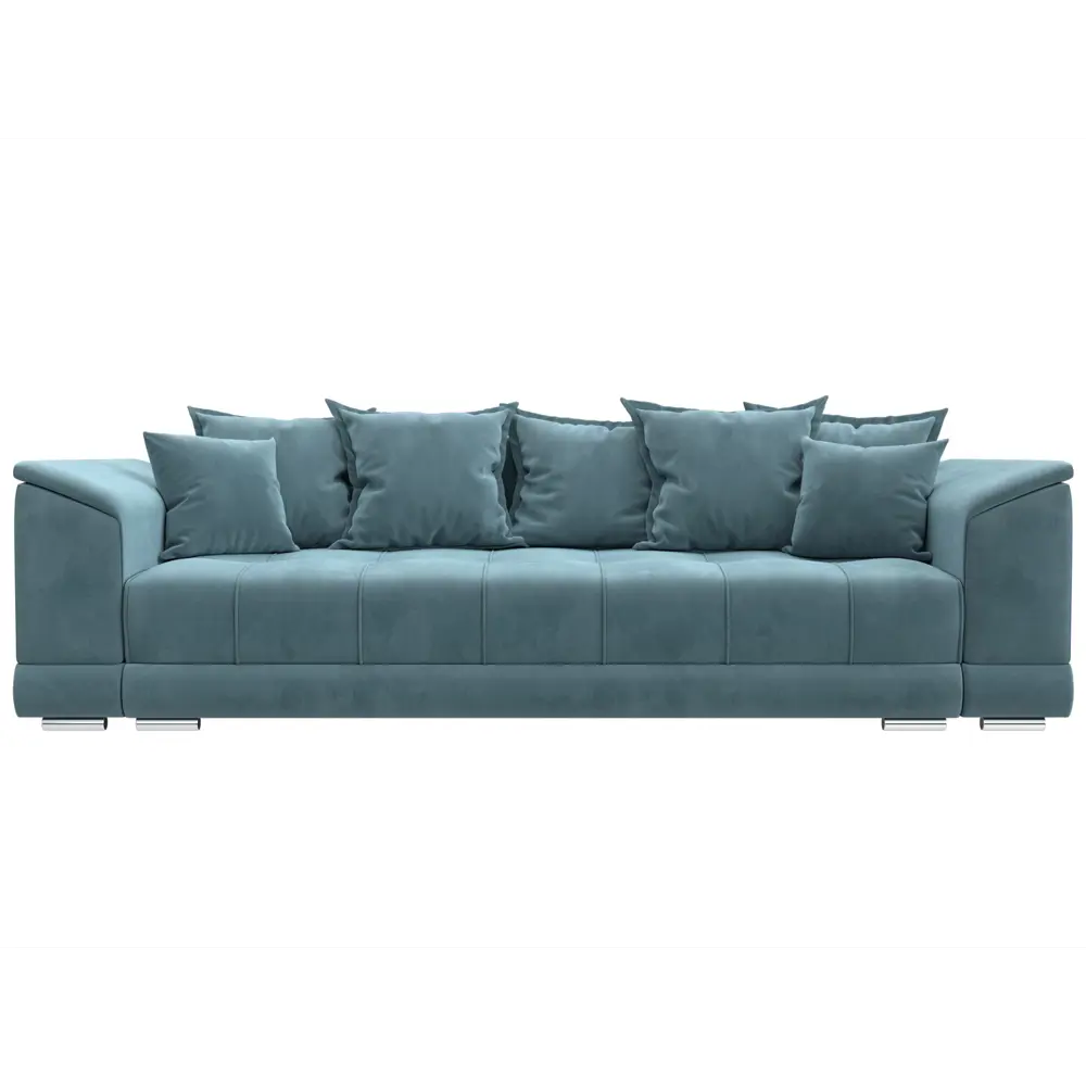 Фото 2 Диван прямой НордСтар НПБ Лига диванов 129450 258x90x107 см велюр цвет seven 113 бирюзовый Фото 2 Диван прямой НордСтар НПБ Лига диванов 129450 258x90x107 см велюр цвет seven 113 бирюзовый