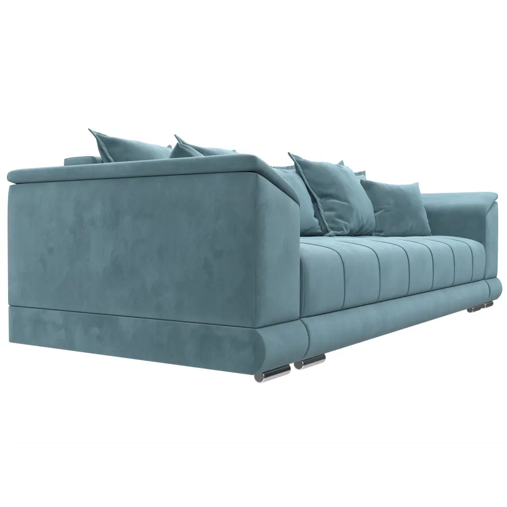 Фото 3 Диван прямой НордСтар НПБ Лига диванов 129450 258x90x107 см велюр цвет seven 113 бирюзовый Фото 3 Диван прямой НордСтар НПБ Лига диванов 129450 258x90x107 см велюр цвет seven 113 бирюзовый