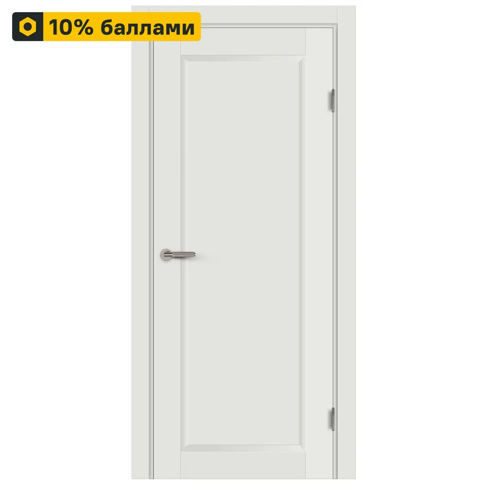 Фото Дверь межкомнатная глухая Пьемонт 80x200 см Hardflex белый с замком и петлями Фото Дверь межкомнатная глухая Пьемонт 80x200 см Hardflex белый с замком и петлями