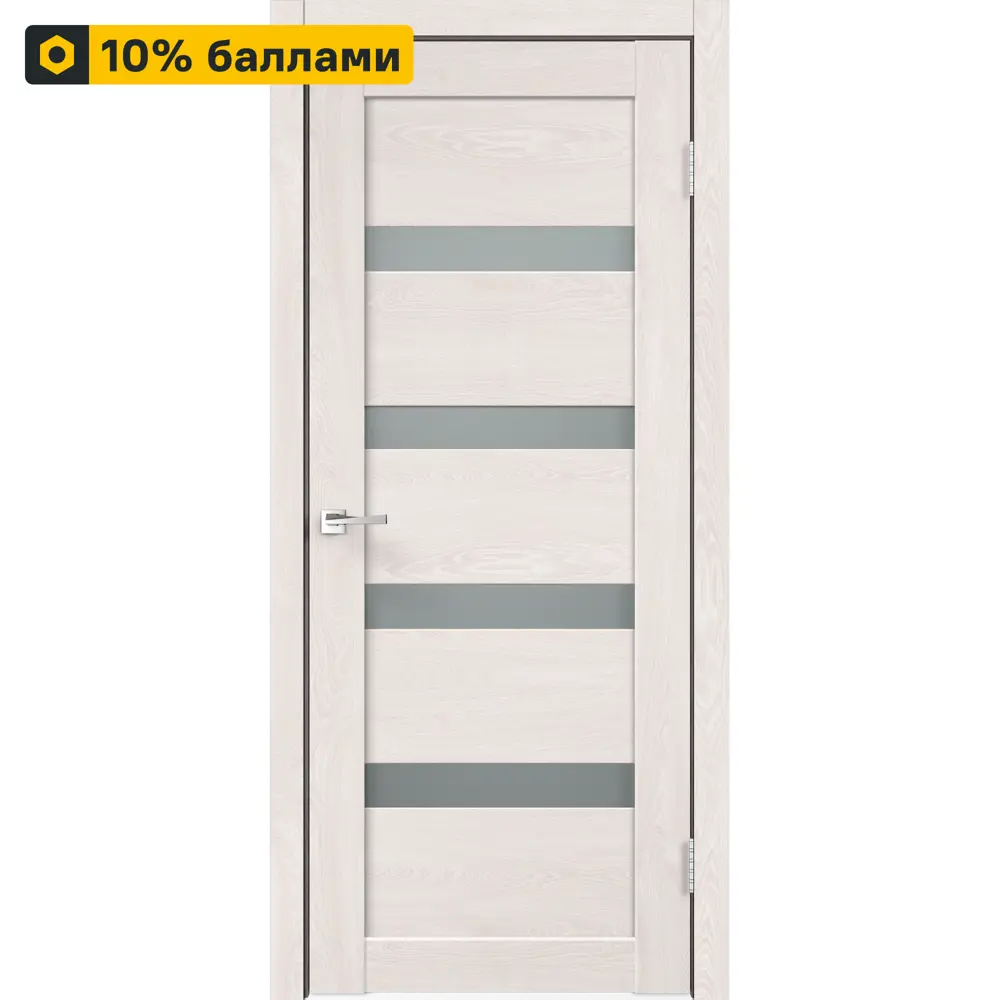 Фото Дверь межкомнатная со стеклом Лайн 2 80x200 см Hardflex цвет дуб тернер белый без замка, без петель Фото Дверь межкомнатная со стеклом Лайн 2 80x200 см Hardflex цвет дуб тернер белый без замка, без петель