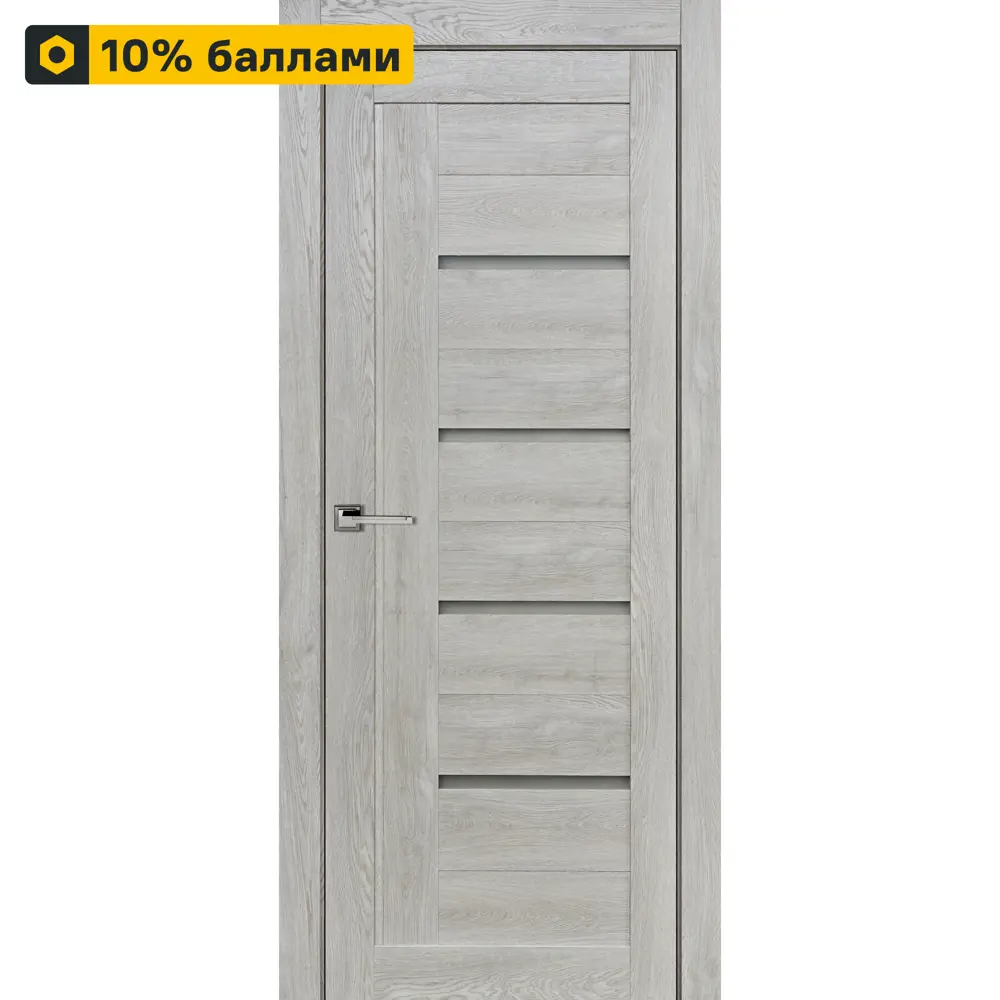 Фото Дверь межкомнатная со стеклом Тренд вертикальный 70x200 см Hardflex серый без замка, без петель Фото Дверь межкомнатная со стеклом Тренд вертикальный 70x200 см Hardflex серый без замка, без петель