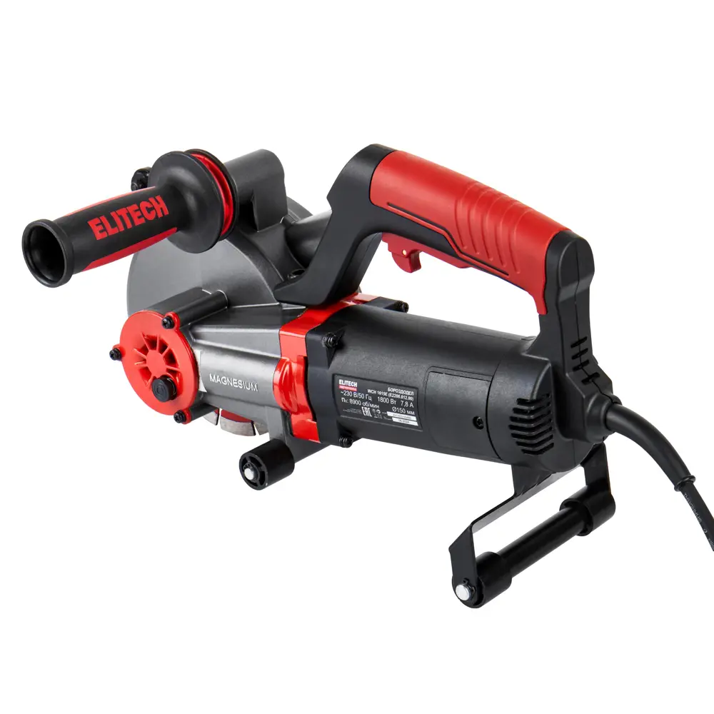 Фото 4 Штроборез Elitech HD WCH1615E, 1800 Вт, 150 мм Фото 4 Штроборез Elitech HD WCH1615E, 1800 Вт, 150 мм