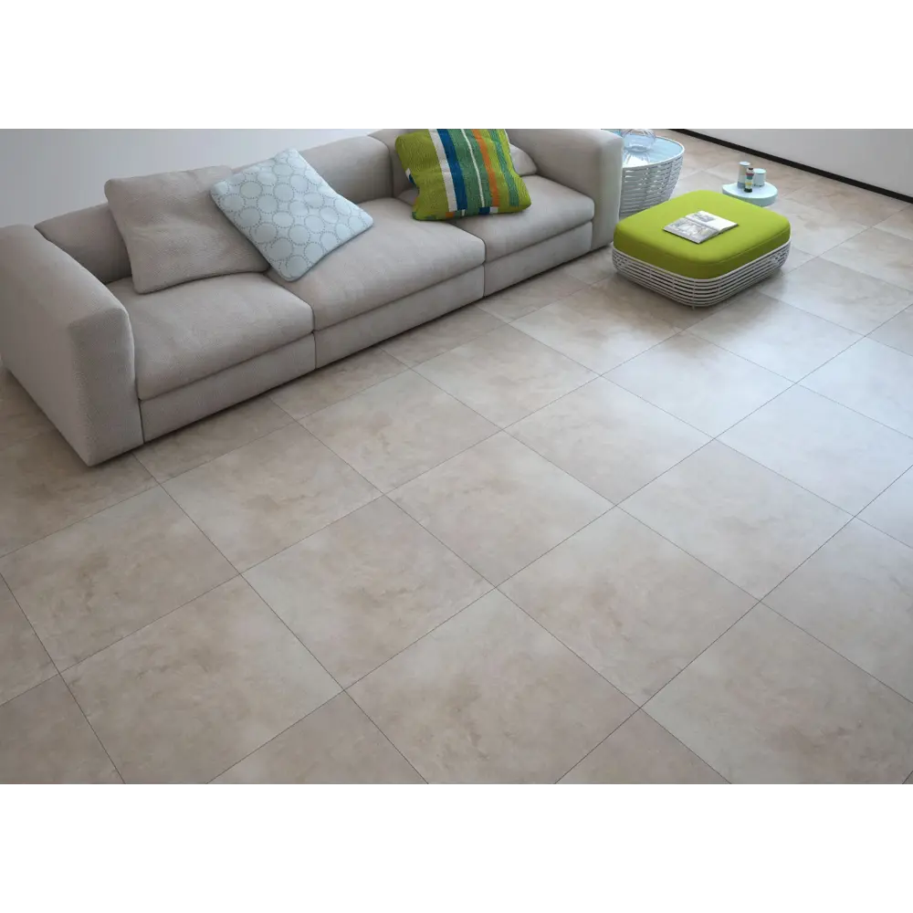 Фото 2 Керамогранит Керамопро Cement dark Cream 60x120см цвет бежевый, цена за упаковку Фото 2 Керамогранит Керамопро Cement dark Cream 60x120см цвет бежевый, цена за упаковку