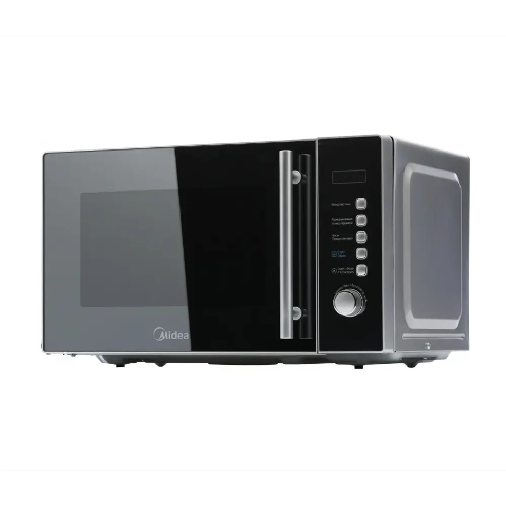 Фото Отдельностоящая микроволновая печь Midea AM820CMF 20 л 44.2x25.7x35.8 см цвет серый Фото Отдельностоящая микроволновая печь Midea AM820CMF 20 л 44.2x25.7x35.8 см цвет серый