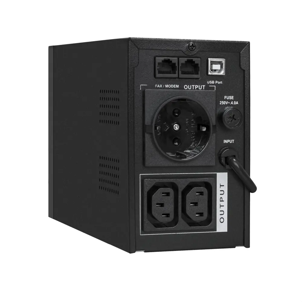 Фото 2 Источник бесперебойного питания Exegate UNB-900.LED.AVR.1SH.2C13.RJ.USB 900 ВА 500 Вт Фото 2 Источник бесперебойного питания Exegate UNB-900.LED.AVR.1SH.2C13.RJ.USB 900 ВА 500 Вт