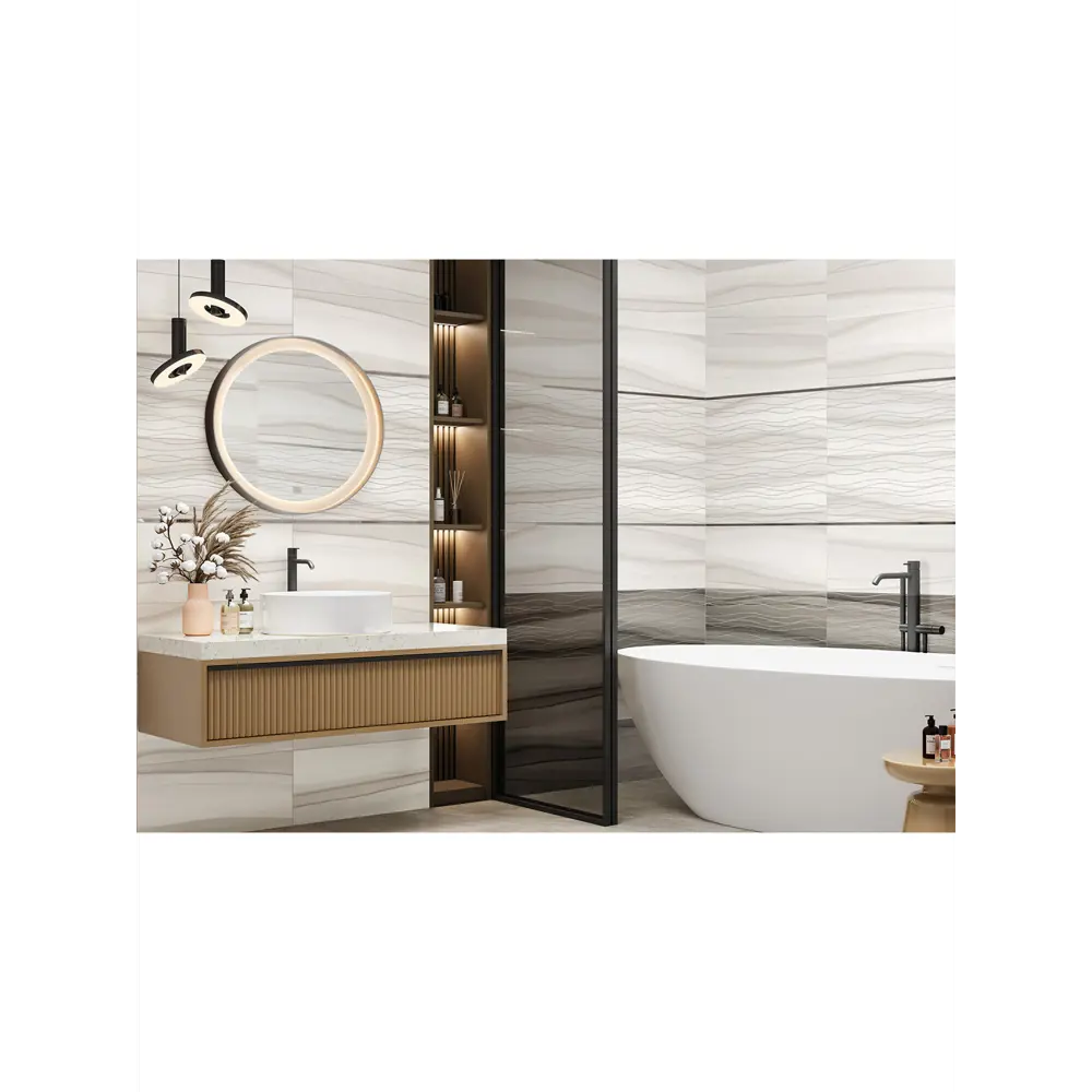 Фото 5 Настенная плитка New trend Treise WT36TRS18 30x60см цвет серый Фото 5 Настенная плитка New trend Treise WT36TRS18 30x60см цвет серый