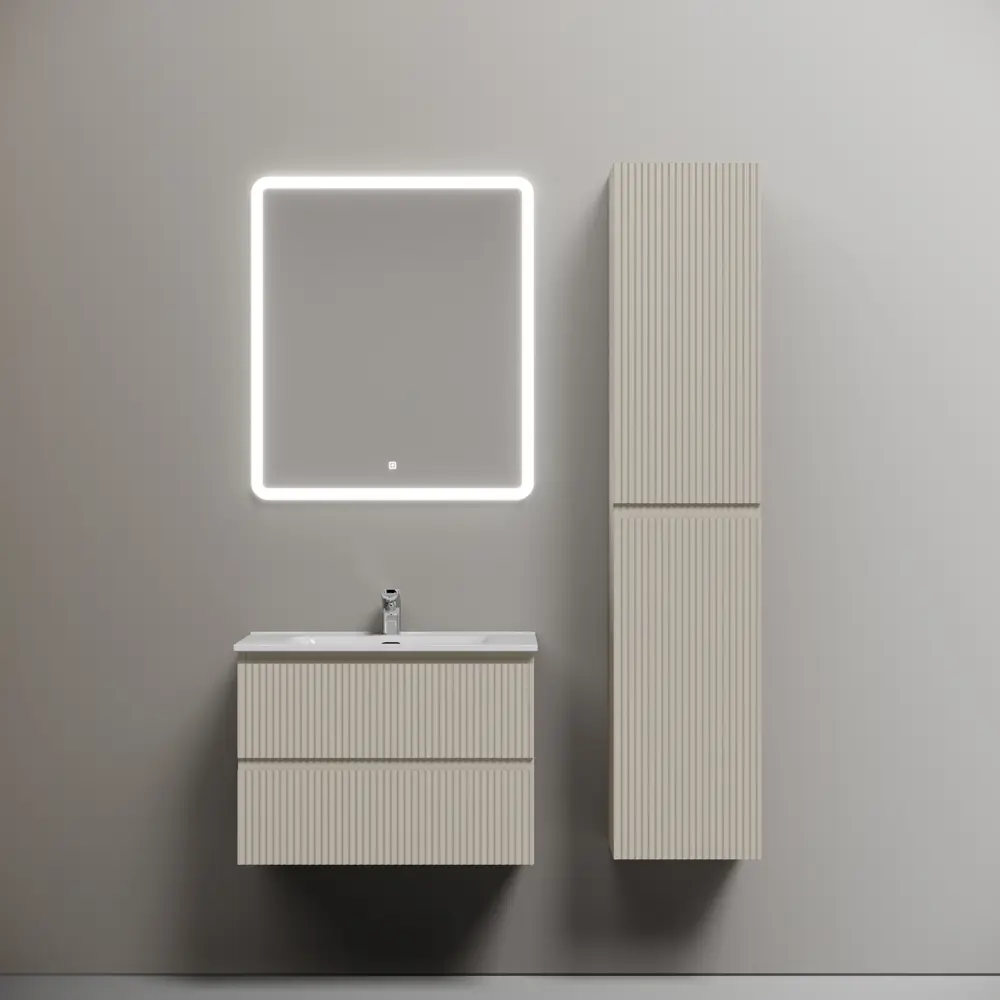 Фото 2 Тумба под раковину Sancos Snob R 70 Beige Soft SNR70CE подвесная Фото 2 Тумба под раковину Sancos Snob R 70 Beige Soft SNR70CE подвесная