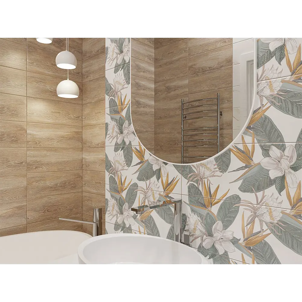 Фото 6 Керамическая плитка Azori CalacattaIvori Forma 50.5x20.1 см цвет зеленый Фото 6 Керамическая плитка Azori CalacattaIvori Forma 50.5x20.1 см цвет зеленый