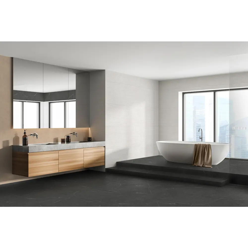 Фото 3 Керамогранит Global tile Lakeside_gt GT1206014305MCR 120x60см цвет черный Фото 3 Керамогранит Global tile Lakeside_gt GT1206014305MCR 120x60см цвет черный
