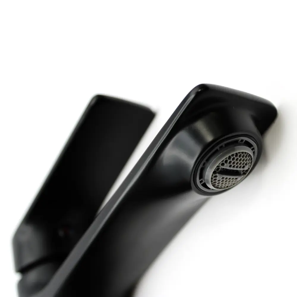 Фото 12 Раковина для ванной накладная Teymi Helmi S 48 белый мрамор в комплекте смеситель черный матовый F12756