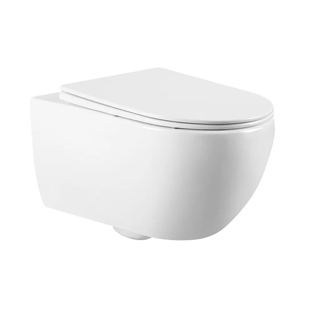 Фото Унитаз подвесной Charus EWC700-125W безободковый с сиденьем микролифт Фото Унитаз подвесной Charus EWC700-125W безободковый с сиденьем микролифт
