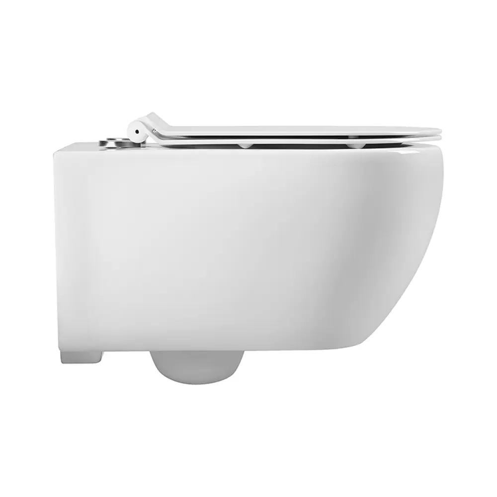Фото 2 Унитаз подвесной Charus EWC700-125W безободковый с сиденьем микролифт Фото 2 Унитаз подвесной Charus EWC700-125W безободковый с сиденьем микролифт