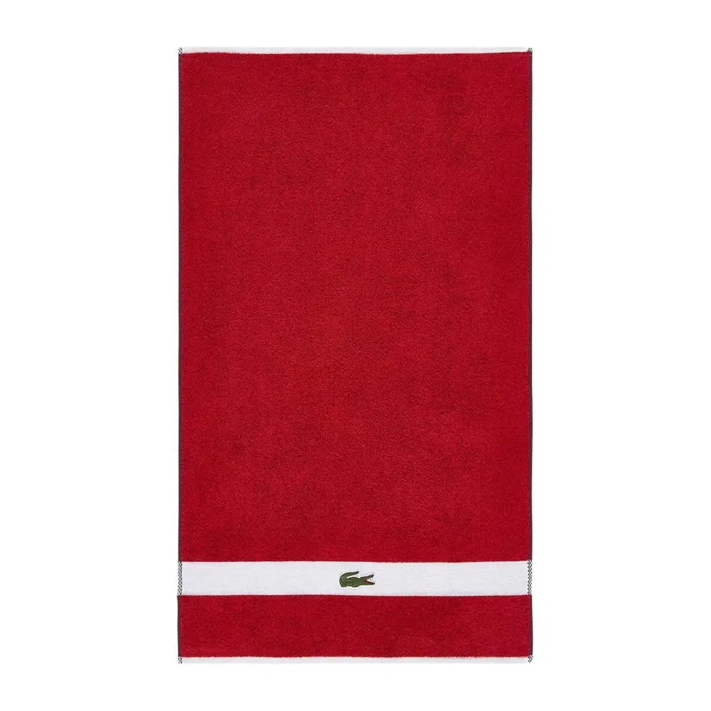 Фото 8 Полотенце Lacoste Casual Rouge 90x150 см цвет красный Фото 8 Полотенце Lacoste Casual Rouge 90x150 см цвет красный