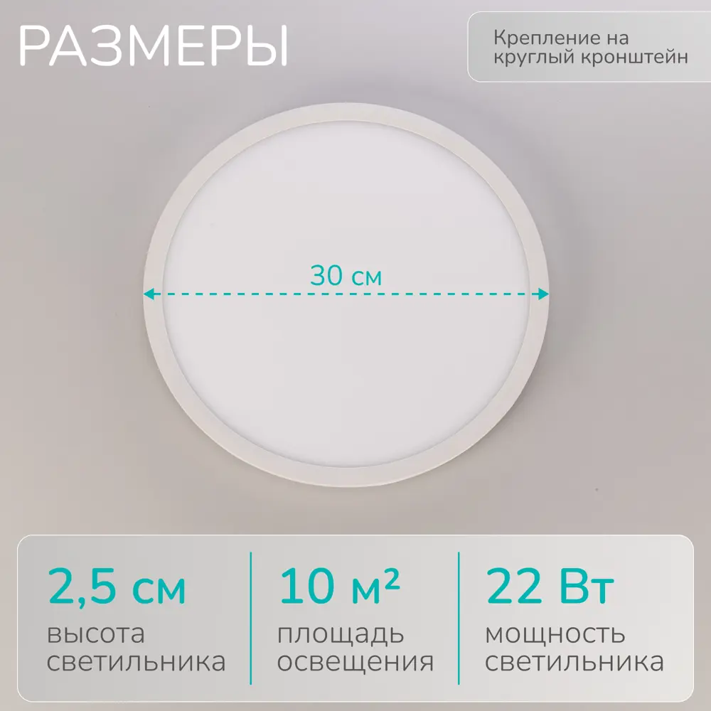 Фото 2 Светильник настенно-потолочный светодиодный Inlux In70320 с пультом управления 20 м² регулируемый белый свет цвет белый Фото 2 Светильник настенно-потолочный светодиодный Inlux In70320 с пультом управления 20 м² регулируемый белый свет цвет белый