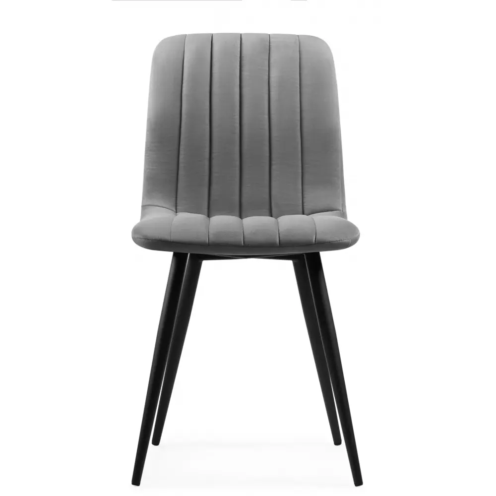 Фото 2 Стул Notta 560288 43x85x48 см велюр цвет серый Фото 2 Стул Notta 560288 43x85x48 см велюр цвет серый