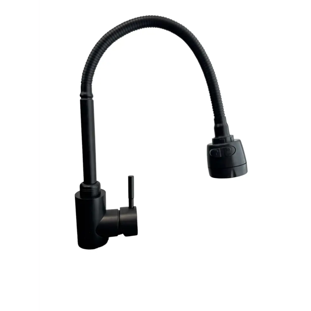 Фото 7 Смеситель для кухни Griale поворотный излив 16 см цвет серебристый