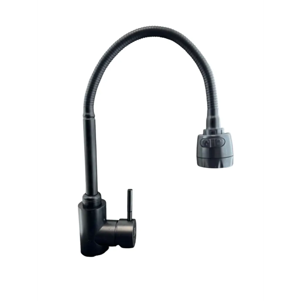 Фото 5 Смеситель для кухни Griale поворотный излив 16 см цвет серебристый