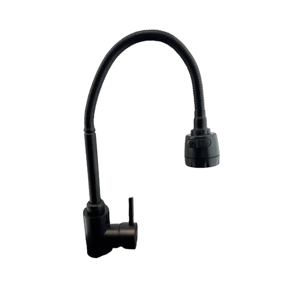 Фото 3 Смеситель для кухни Griale поворотный излив 16 см цвет серебристый