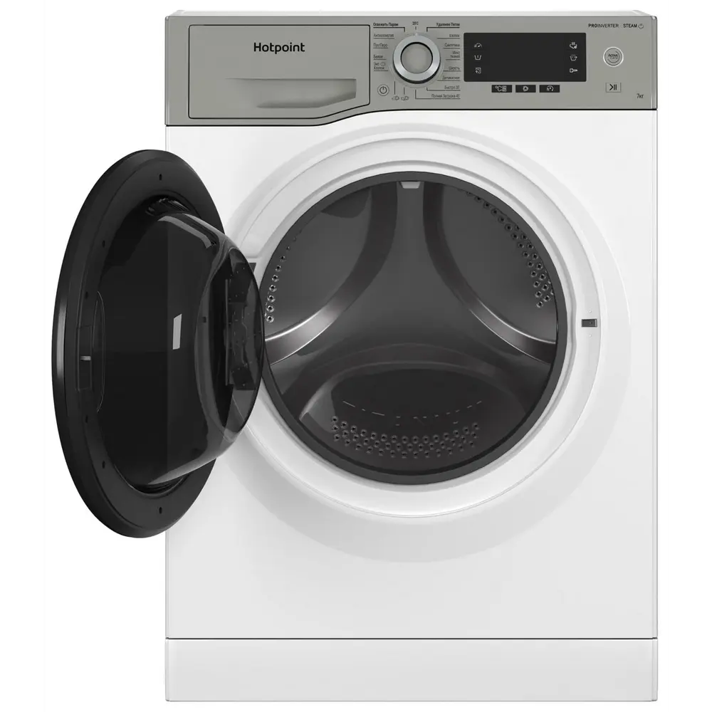 Фото 3 Стиральная машина Hotpoint Nsd 7249 ud ave ru 59.5x85x43.5 см 7 кг цвет белый Фото 3 Стиральная машина Hotpoint Nsd 7249 ud ave ru 59.5x85x43.5 см 7 кг цвет белый