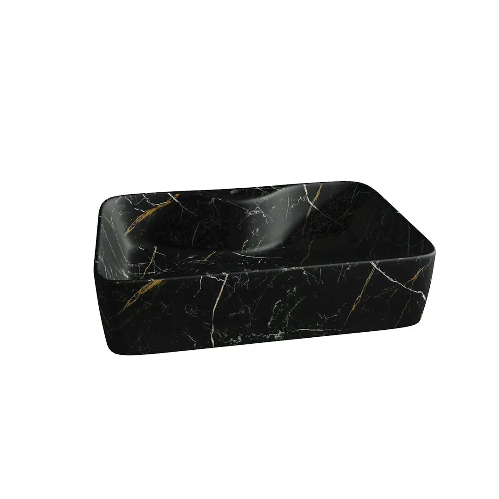 Фото 4 Раковина для ванной накладная Teymi Helmi S 48 черный мрамор в комплекте смеситель хром F12717 Фото 4 Раковина для ванной накладная Teymi Helmi S 48 черный мрамор в комплекте смеситель хром F12717