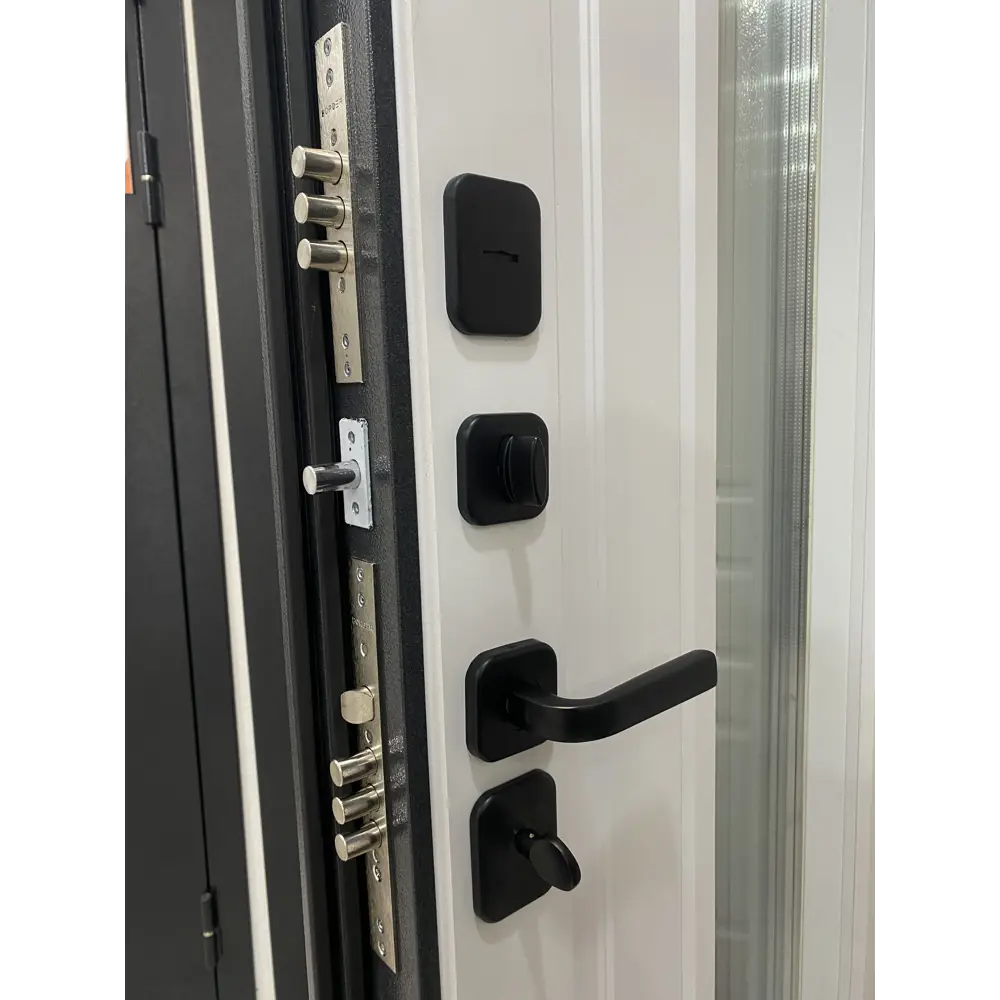 Фото 5 Входная дверь Buldoors HomeGlass Big Юг левый 205x86см цвет букле графит/белый матовый Фото 5 Входная дверь Buldoors HomeGlass Big Юг левый 205x86см цвет букле графит/белый матовый