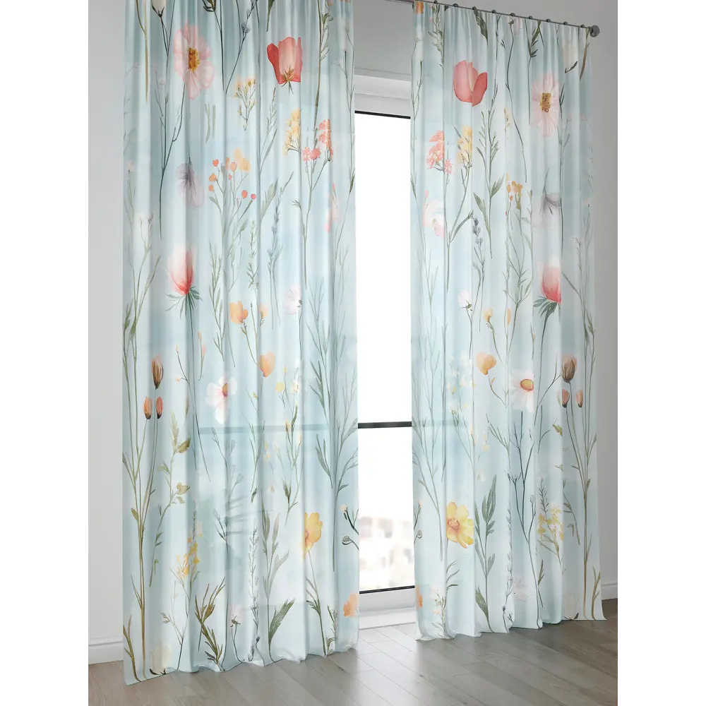 Фото 2 Тюль Comfy Way Алоуна - 109 CW580109-240 150x240 см на шторной ленте цвет синий 2 шт Фото 2 Тюль Comfy Way Алоуна - 109 CW580109-240 150x240 см на шторной ленте цвет синий 2 шт