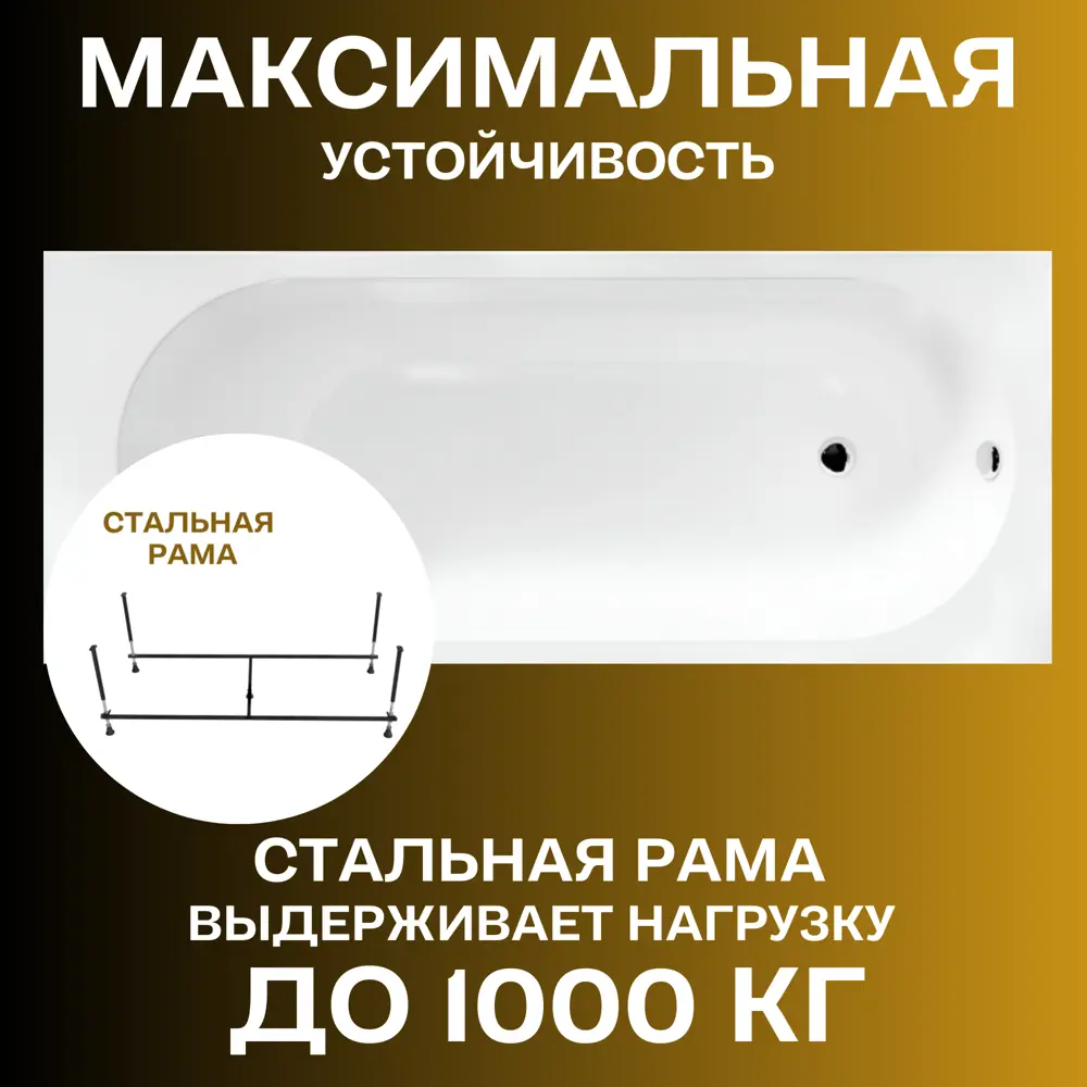 Фото 3 Прямоугольная ванна 1marka ATLAS 01атл1770кс2+_nvsb акрил 170x70см Фото 3 Прямоугольная ванна 1marka ATLAS 01атл1770кс2+_nvsb акрил 170x70см