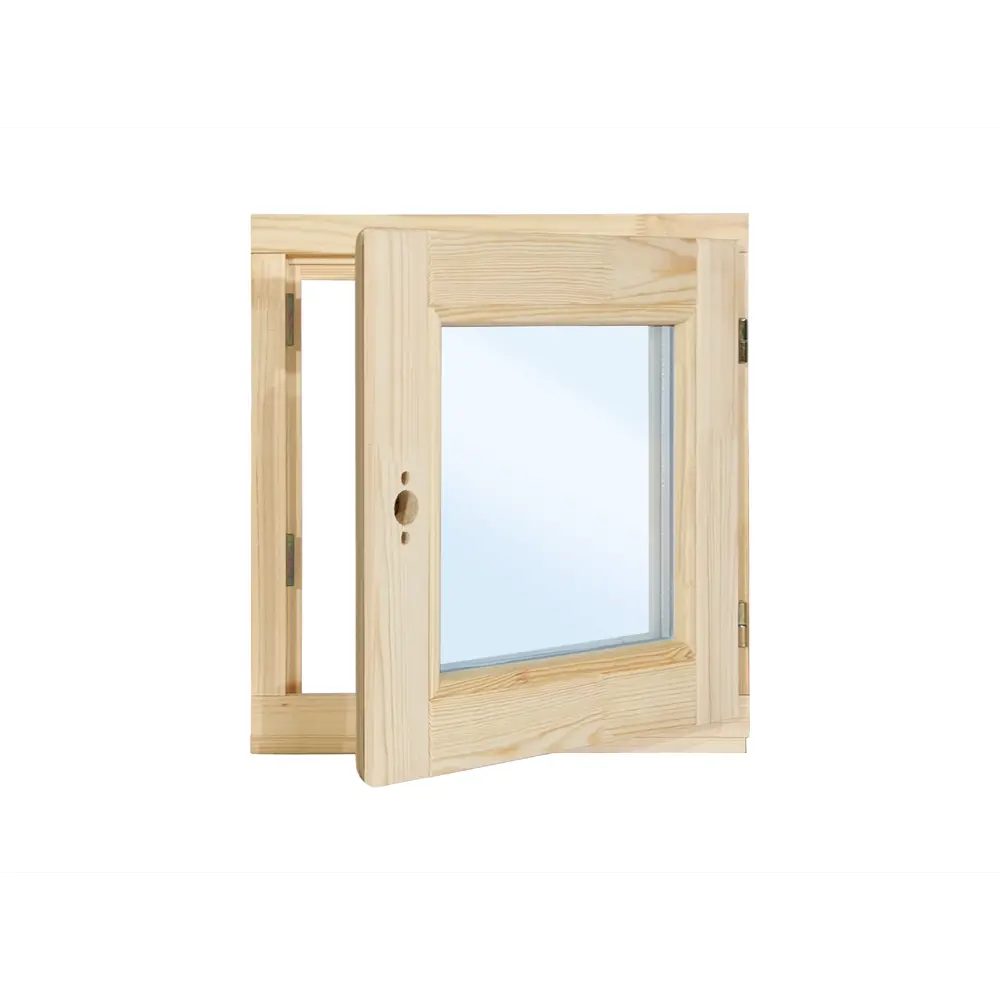 Фото 2 Деревянное окно для бани Timber&Style одностворчатое 400x400мм (ВxШ) однокамерный стеклопакет белый Фото 2 Деревянное окно для бани Timber&Style одностворчатое 400x400мм (ВxШ) однокамерный стеклопакет белый