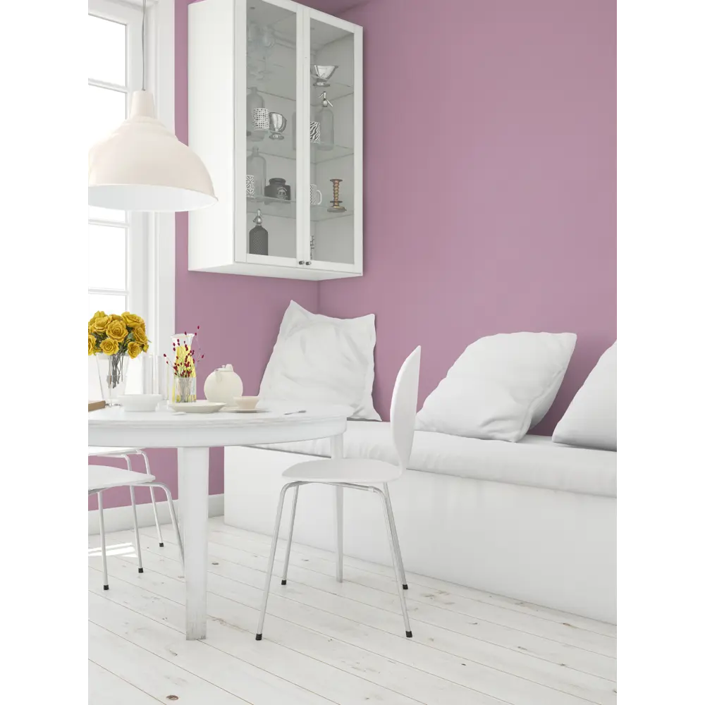 Фото 3 Краска для стен и потолков моющаяся Goodhim Expert Mirena матовая цвет розовая армерия D2 RAL 350 70 20 9 л Фото 3 Краска для стен и потолков моющаяся Goodhim Expert Mirena матовая цвет розовая армерия D2 RAL 350 70 20 9 л