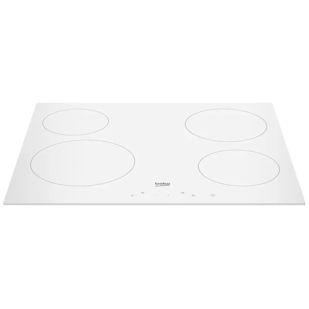 Фото 4 Электрическая варочная панель Beko Hic64400W 58 см 4 конфорки цвет белый Фото 4 Электрическая варочная панель Beko Hic64400W 58 см 4 конфорки цвет белый