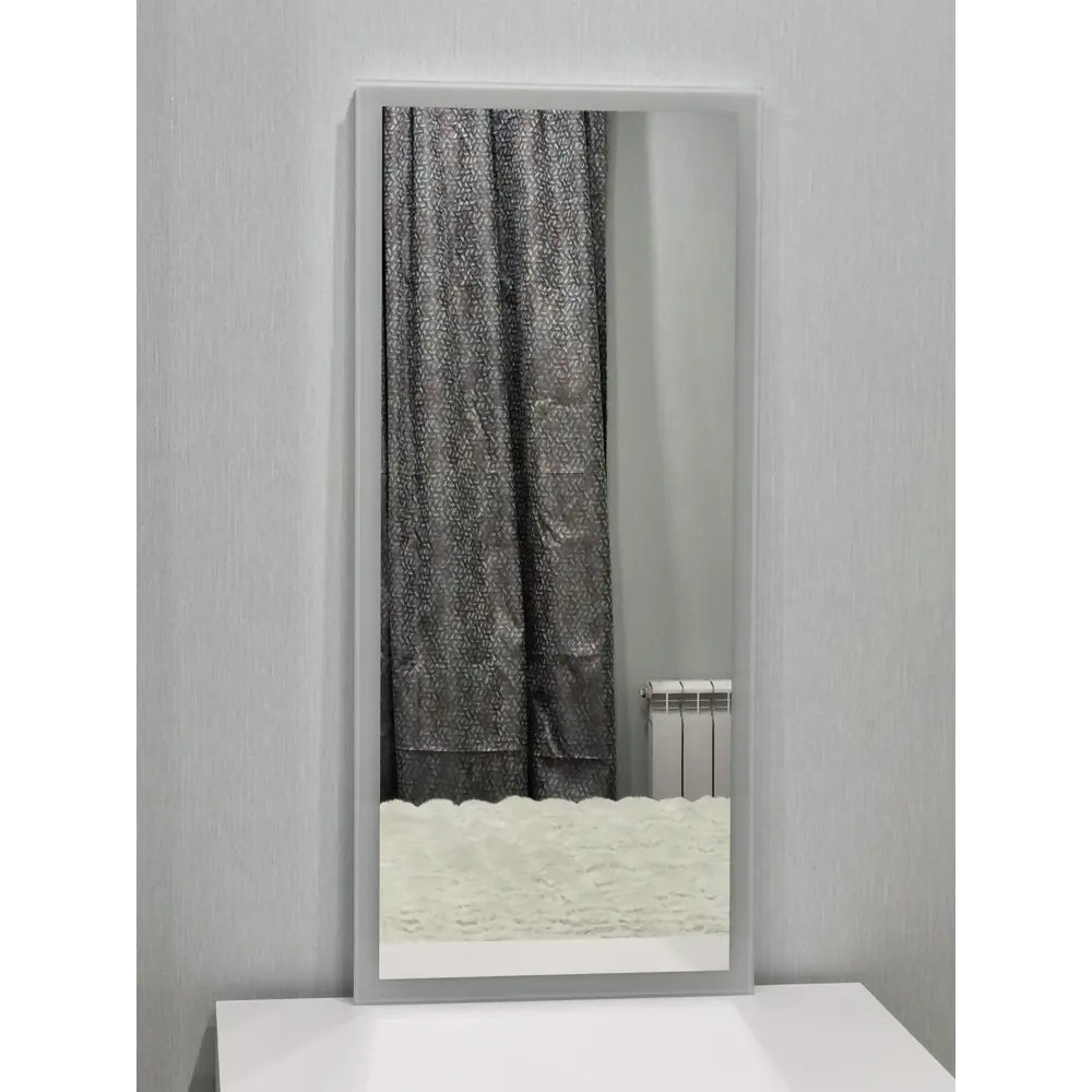 Фото 7 Зеркало для ванной Alfa mirrors Niko lite 49 Niko-49VzVd-lite с подсветкой 40x90см