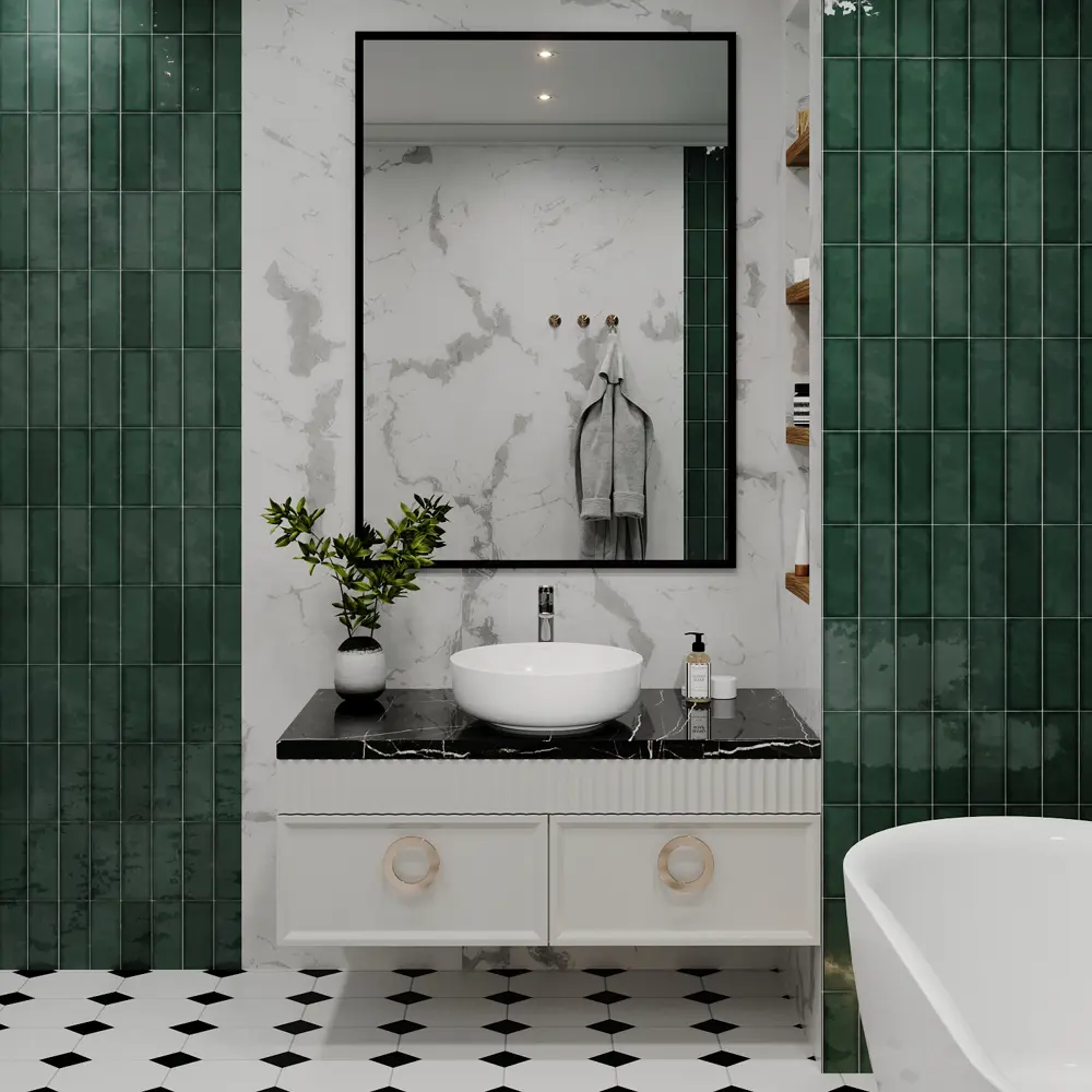 Фото 8 Раковина накладная для ванной Wellsee Belle Spa 3.0 335901000 45 см цвет глянцевый белый Фото 8 Раковина накладная для ванной Wellsee Belle Spa 3.0 335901000 45 см цвет глянцевый белый