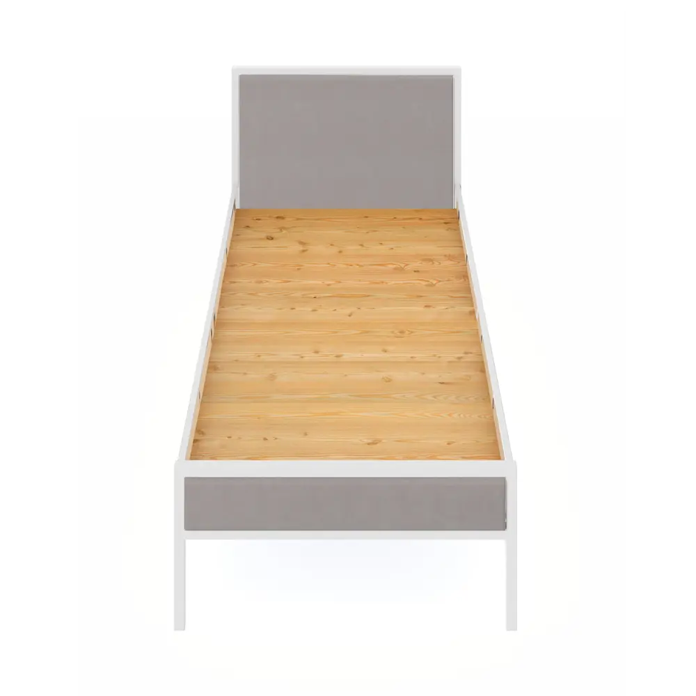 Фото 3 Кровать Solarius kr100loft-obiv-rs15-white-full Кровать Лофт сплошное 105 x 90 x 206 см дсп цвет светло-серый/белый Фото 3 Кровать Solarius kr100loft-obiv-rs15-white-full Кровать Лофт сплошное 105 x 90 x 206 см дсп цвет светло-серый/белый