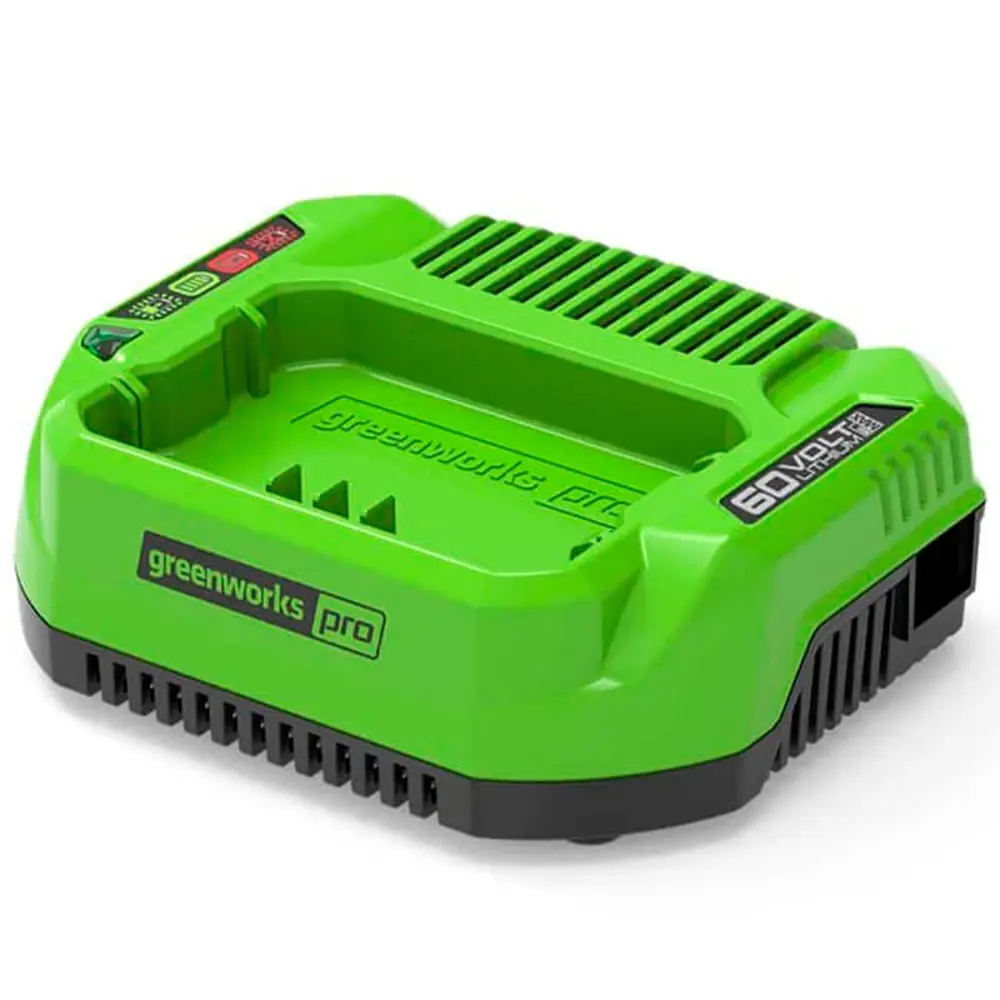 Фото Зарядное устройство Greenworks G60UC в комплекте с перчатками Фото Зарядное устройство Greenworks G60UC в комплекте с перчатками