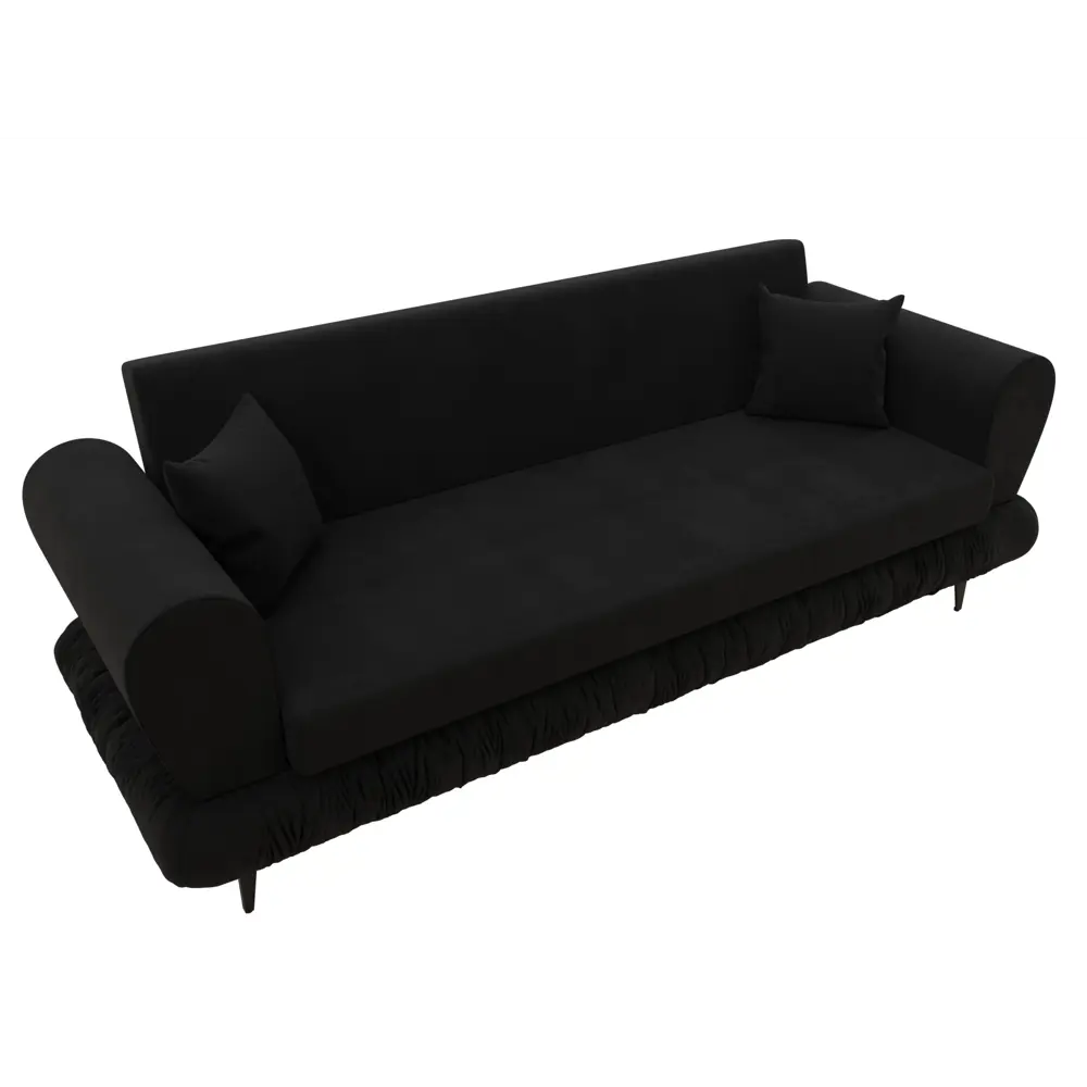 Фото 6 Диван-книжка Лига-045 Лига диванов 122336 239x87x88 см микровельвет цвет черный Фото 6 Диван-книжка Лига-045 Лига диванов 122336 239x87x88 см микровельвет цвет черный