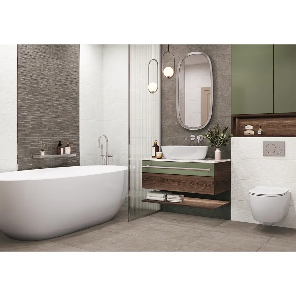 Фото Настенная плитка Alma ceramica Discover TWU2550DCV24 24.9x50см цвет графит Фото Настенная плитка Alma ceramica Discover TWU2550DCV24 24.9x50см цвет графит