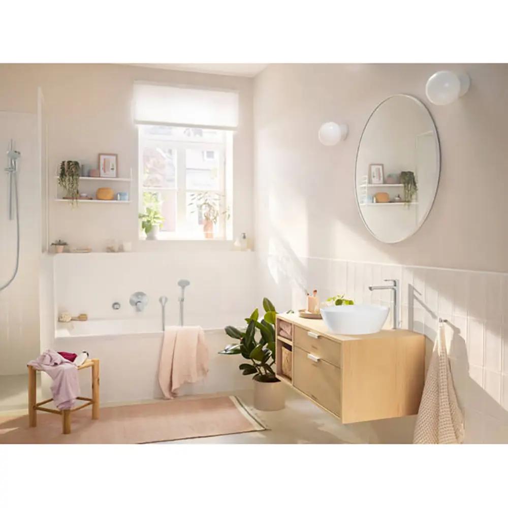 Фото 2 Смеситель для ванны Hansgrohe 72466000 однорычажный цвет хром Фото 2 Смеситель для ванны Hansgrohe 72466000 однорычажный цвет хром