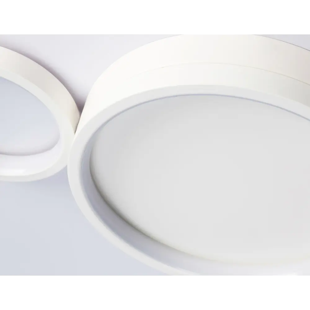 Фото 7 Люстра потолочная светодиодная Ambrella Light Comfort с пультом управления 20 м² регулируемый белый свет цвет белый Фото 7 Люстра потолочная светодиодная Ambrella Light Comfort с пультом управления 20 м² регулируемый белый свет цвет белый