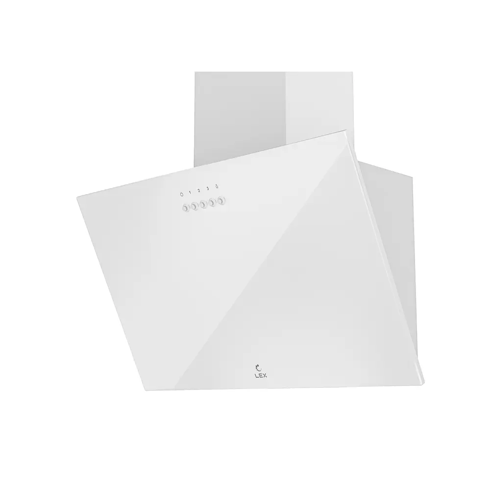 Фото Наклонная вытяжка Lex MOZA 450 WHITE 45 см цвет белый Фото Наклонная вытяжка Lex MOZA 450 WHITE 45 см цвет белый