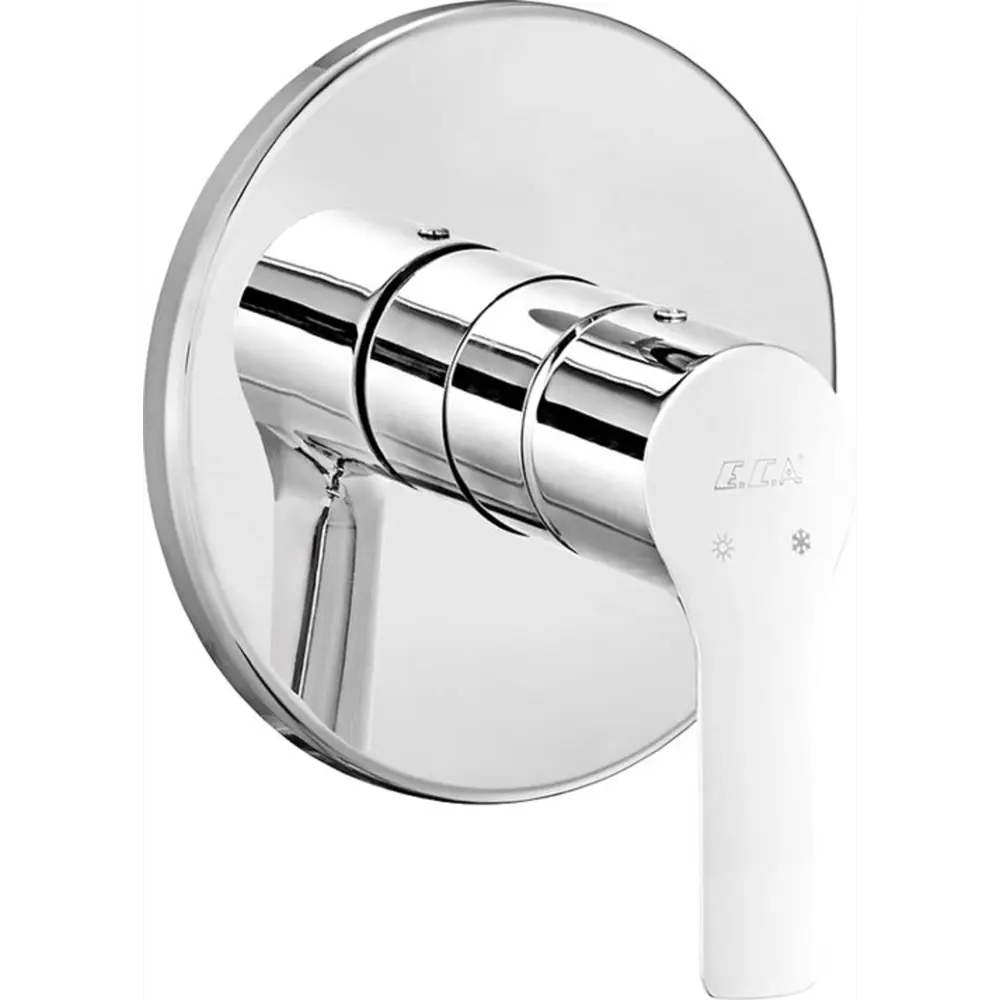 Фото Смеситель для душа E.C.A. 102167106EX-Y однорычажный цвет хром Фото Смеситель для душа E.C.A. 102167106EX-Y однорычажный цвет хром