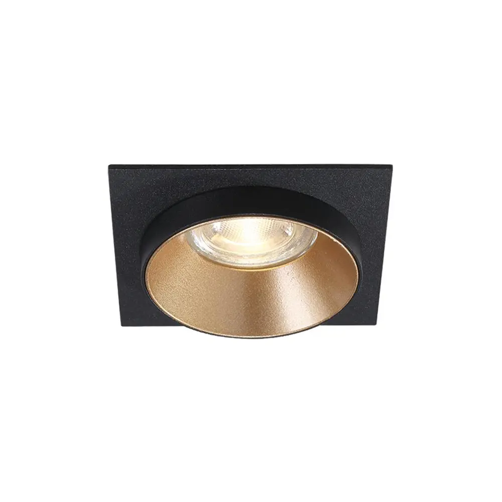 Фото 2 Светильник точечный встраиваемый Crystal Lux 243/1400 GU10 цвет золото Фото 2 Светильник точечный встраиваемый Crystal Lux 243/1400 GU10 цвет золото