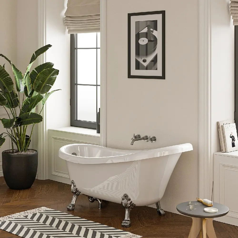 Фото 5 Ванна Belux Ладья ВЛА 1700 ножки хром Фото 5 Ванна Belux Ладья ВЛА 1700 ножки хром