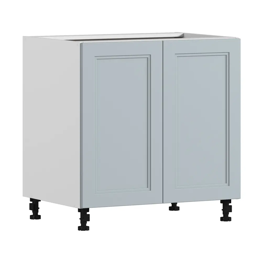 Фото Напольный шкаф Регина Столплит с двумя фасадами 80x82x56 см МДФ цвет серый Фото Напольный шкаф Регина Столплит с двумя фасадами 80x82x56 см МДФ цвет серый