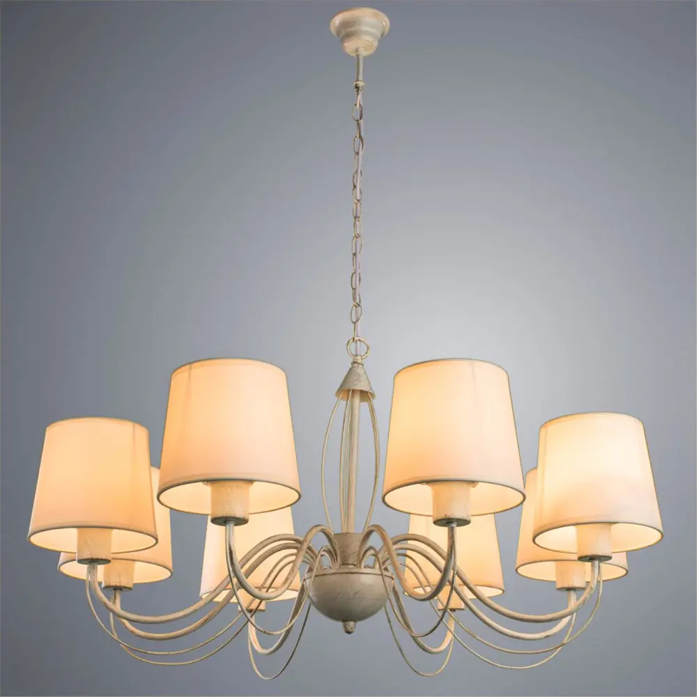 Фото 2 Люстра Arte Lamp Orlean A9310LM-8WG E27 8 ламп