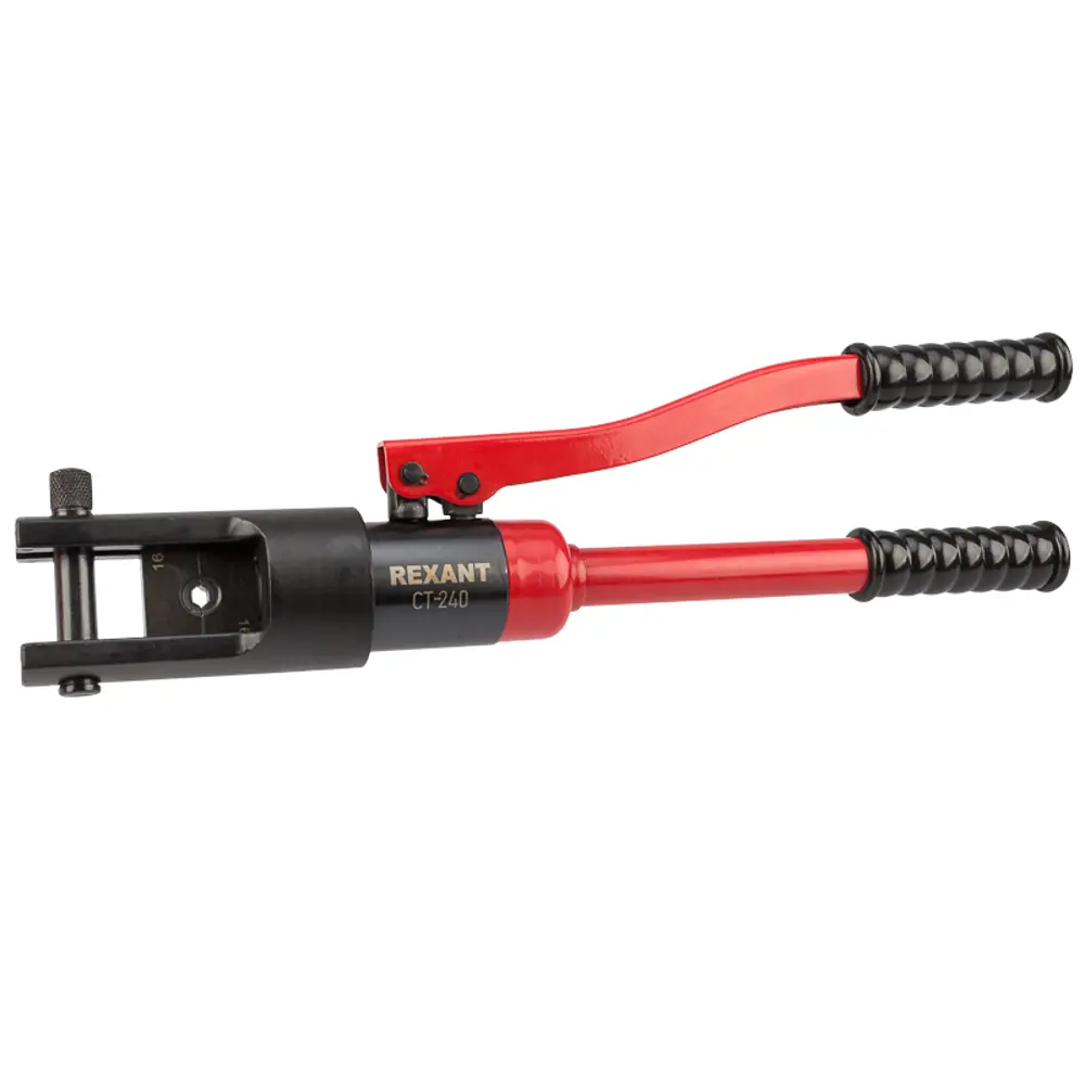Фото 2 Пресс гидравлический для наконечников Rexant CT-240 12-3063, 16-240 кв. мм