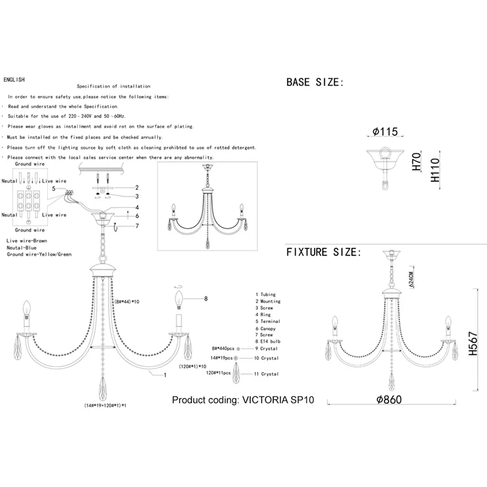 Фото 5 Люстра подвесная Crystal Lux 310_3340 10 ламп 20 м² цвет золото Фото 5 Люстра подвесная Crystal Lux 310_3340 10 ламп 20 м² цвет золото
